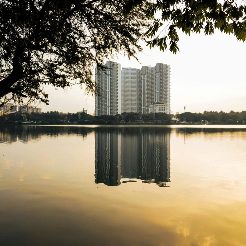 Lake view apartment in bengaluru